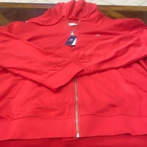 Original Penguin Red Full-Zip Hoodie Jacket